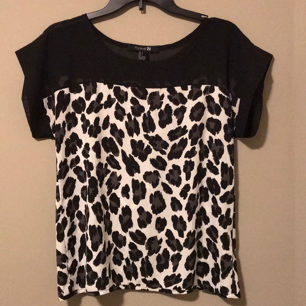 Cheetah print top